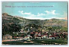c1910 Toute La Ville View Of The Entire City Cetinje Montenegro Postcard picture