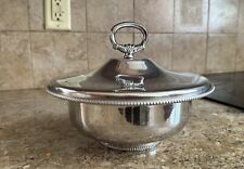 Vintage Buenilum Hammered Aluminum Covered Serving Dish ~ includes pyrex insert picture