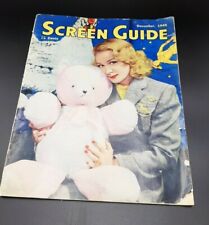Vintage December 1945 Screen Guide Magazine  picture