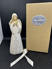 Foundations Angel with Butterfly Figurine 7.6 Inches High 4055278 picture