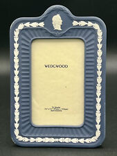 Vintage Wedgwood Jasperware 3“ x 5” Rectangular Portland Blue Picture Frame picture