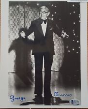 George Burns Singer Actor Comedian Signed Autographed 8 x 10 Photo Beckett COA picture