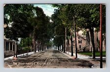 Kingston NY-New York, Fair Street Looking East, Antique Vintage Postcard picture