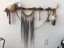 Exceptional Vintage Native American Indian ceremonial medicine stick staff  37