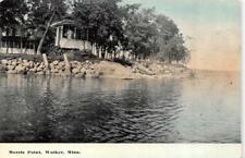 WALKER, MN Minnesota  MORRIS POINT  Bay~Pavilion  CASS COUNTY  c1910's Postcard picture