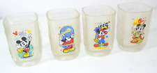 2000 McDonalds Disney World Celebration Mickey Mouse Complete Set of 4 Glasses picture