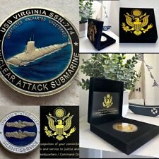 U S Navy USS VIRGINIA SSN 774 NUCLEAR ATTACK SUBMARINE Silent Service W Case picture
