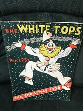 White Tops Circus Magazine - 1938 Christmas Issue - Clown Cover picture