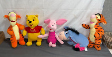 Lot vtg Disney MATTEL Fisher Price PLUSH toys TIGGER Winnie Pooh PIGLET Eeyore picture