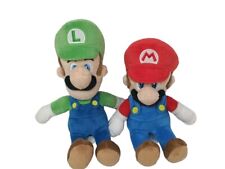 Nintendo Super Mario Bros Wii Luigi And Mario Lot Plush Stuffed 2010 Mario Kart picture
