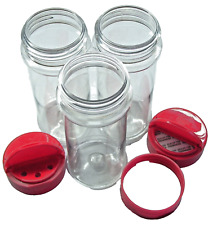 plastic spice jars 8.4 oz with picture