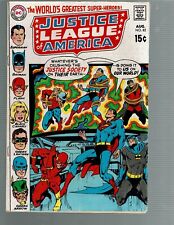 Justice League of America 82 JSA 1st Golden age Batman Adams Cover F+ picture
