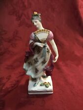 Early Antique Meissen Figurine Lady With Fan picture