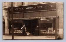 Criswell Mercantile Co Dry Goods Store INDIANAPOLIS 339 Mass Ave RPPC Photo 1908 picture