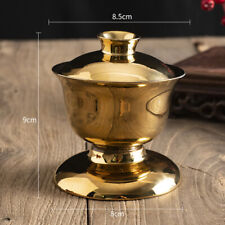 3.5in Buddhist Temple Lotus Cup Holy Water Cup Guanyin Water Cup Buddhas Cup 1pc picture
