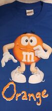 Vtg. Rare M&M's- Mr. Orange Man-M&M's T-Shirt Men's Mars Candy XXL ....New picture