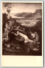 c1960s Saint Jerome by Hieronymus Bosch Art Vintage Postcard picture