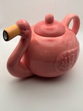 Pink Flamingo Ceramic Tea Pot picture