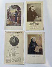 Vtg Catholic Blessed St. Philippine Duchesne Paper Prayer Holy Cards Rome/USA picture