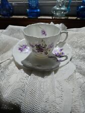 Vintage Hamersley Tea Cup And Saucer, Victorian Violets picture