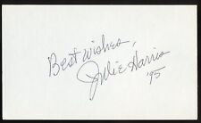 Julie Harris d2013 signed autograph 3x5 Cut American Actress in I Am a Camera picture
