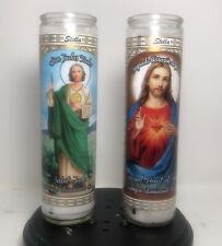 Saint Jude Lord's Prayer Candle Unscented 2