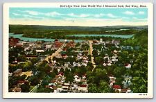 1947 RED WING, MN Postcard-  BIRDS EYE VIEW FROM WORLD WAR I MEMORIAL PARK MINN picture
