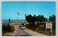 Saugatuck MI-Michigan, The Approach To Oval Beach, Antique, Vintage Postcard picture