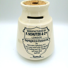 Vintage Pharmacist pharmacy Inhaler Jar - F. Schutze & Co replica London Replica picture