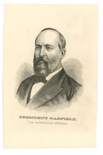5x7 Original Engraving 20th President of The United States James A. Garfield picture
