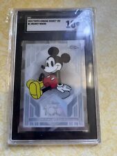 2023 Topps Chrome Disney 100 Mickey Mouse #1 SGC 10 picture
