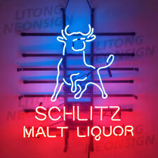 Schlitz Malt Liquor Beer Neon Light Sign 19x15 Lamp Bar Beer Pub Wall Decor picture