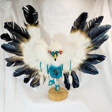 Native American Eagle Dancer Katchina Signed Betty N Navaho picture