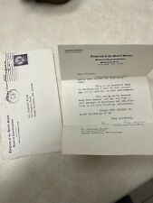 1957 Letter to Life Scout from Congressman Gordon Canfield - New Jersey picture