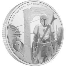The Mandalorian - Classic – The Mandalorian 1oz Silver Coin - NZ Mint picture