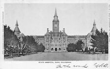 Postcard CA Napa State Hospital Insane Asylum Orig Kirkbride Castle Calif 1905 picture