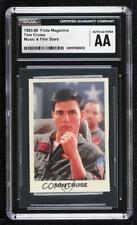 1983-88 Music and Film Stars Perforated Tom Cruise CGC Authentic Altered 0cp0 picture