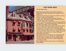 Postcard Facts about Ye Olde Oyster House Union Street Boston Massachusetts USA picture