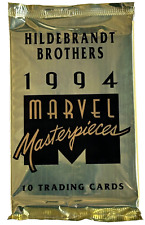 1994 Marvel Masterpieces Sealed Pack of 10 Trading Cards Vintage Bulk Discount picture