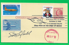 Scott Crossfield X-15 Pilot Signed Beautiful X-15 Commemorative Cancel Postcard picture