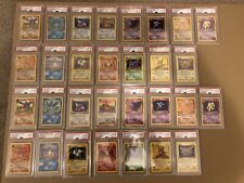 PSA 10 1st Edition Fossil COMPLETE Set 62/62 Pokemon Cards picture