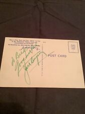 Jack Dempsey Signed Postcard ~ Beautiful  picture