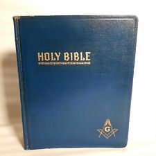 Vintage 1955 MASONIC HOLY BIBLE Red Letter Ed.Masonic Edition Cyclopedic Indexed picture