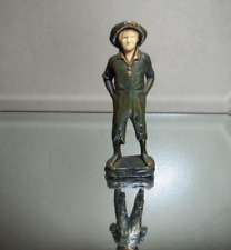 Antique John Ruhl Young Boy Figure with celluloid face circa 1920 picture
