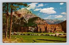 Banff National Park AB-Alberta Canada, Cascade Mountain, Vintage Postcard picture