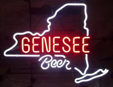 Genesee Beer Rochester New York State Neon Sign Light for Wall Decor Gift 17