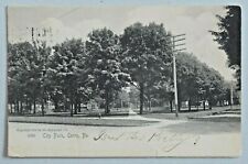 City Park Corry Pennsylvania Vintage 1905 Sepia Tone UDB Postcard 178 picture