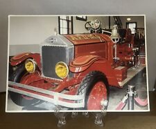 Postcard American La France Metropolitan Pumping Hose Car Fire Engine MLK Jr picture