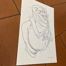 Tim Seeley Ghostbusters Slimer 2009 Commission Comic Art Sketch Signed picture