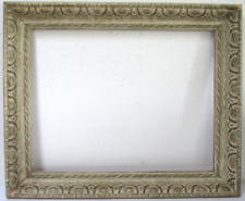 VINTAGE WHITEWASH HAND CARVED   FRAME FOR PAINTING 18 X 14 INCH ( e-80) picture